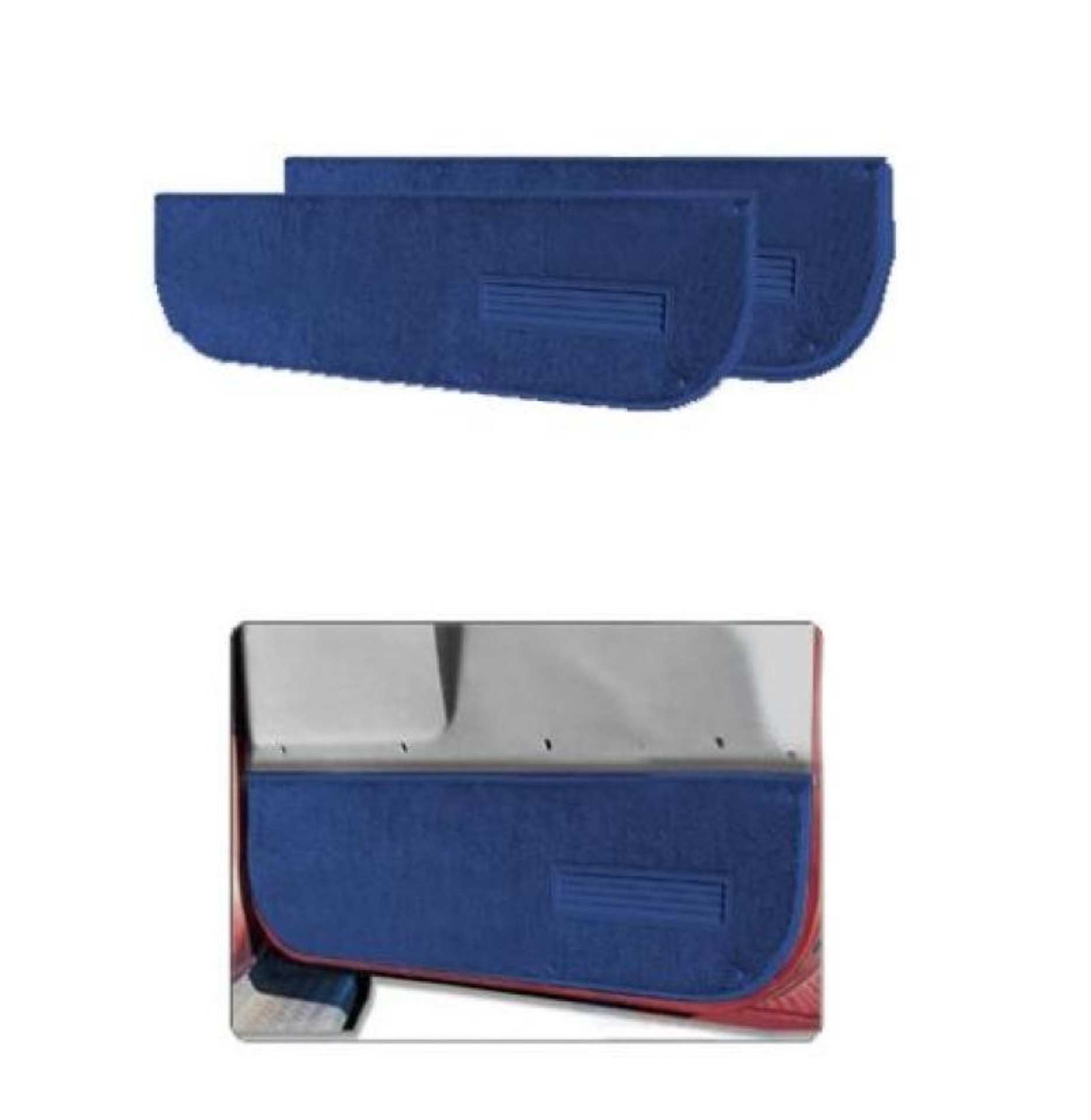 Picture of Lund 73-91 Chevy CK Crew Cab Pro-Line Full Flr- Replacement Carpet - Blue 4 Pc