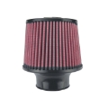 Picture of Injen High Performance Air Filter - 2-75 Black Filter 6 Base - 5 Tall - 5 Top