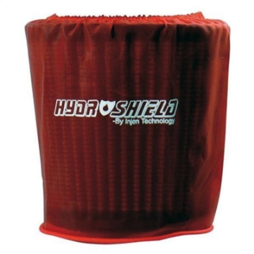 Picture of Injen Red Water Repellant Pre-Filter fits X-1010 X-1011 X-1017 X-1020 5in Base-5in Tall-4in Top