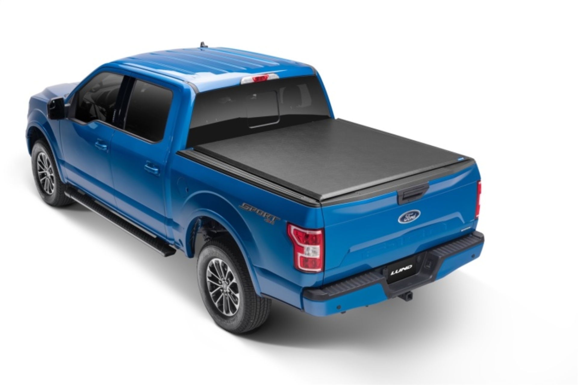 Picture of Lund 04-18 Ford F-150 8ft- Bed Genesis Roll Up Tonneau Cover - Black