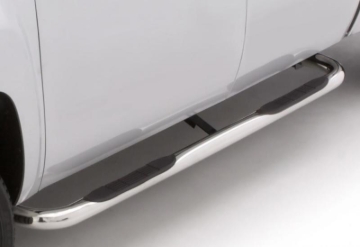 Picture of Lund 99-16 Ford F-250 Super Duty Crewcab 3in- Round Bent SS Nerf Bars - Polished
