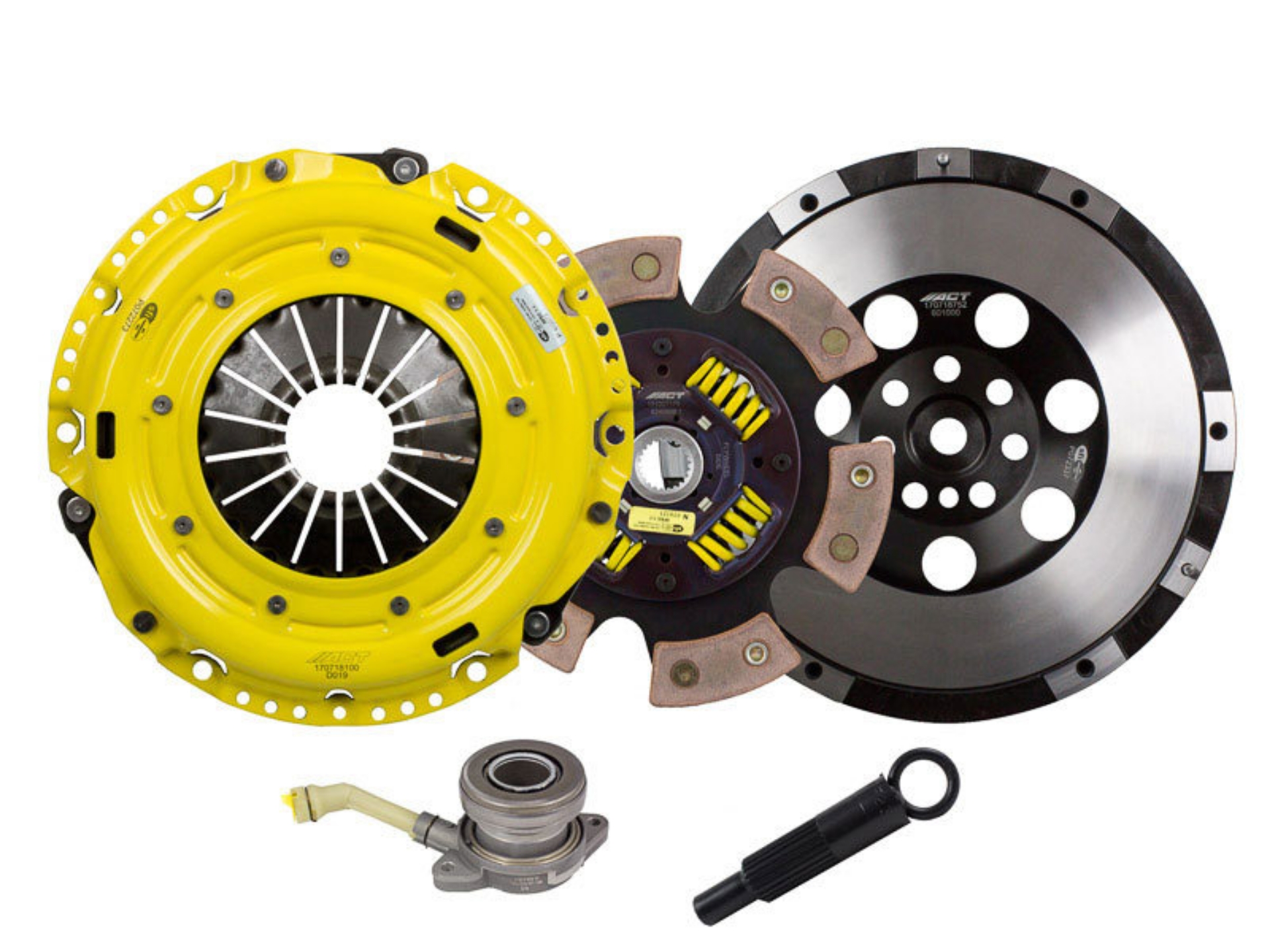 Picture of ACT 08-09 Dodge Caliber SRT-4 HD-Race Sprung 6 Pad Clutch Kit