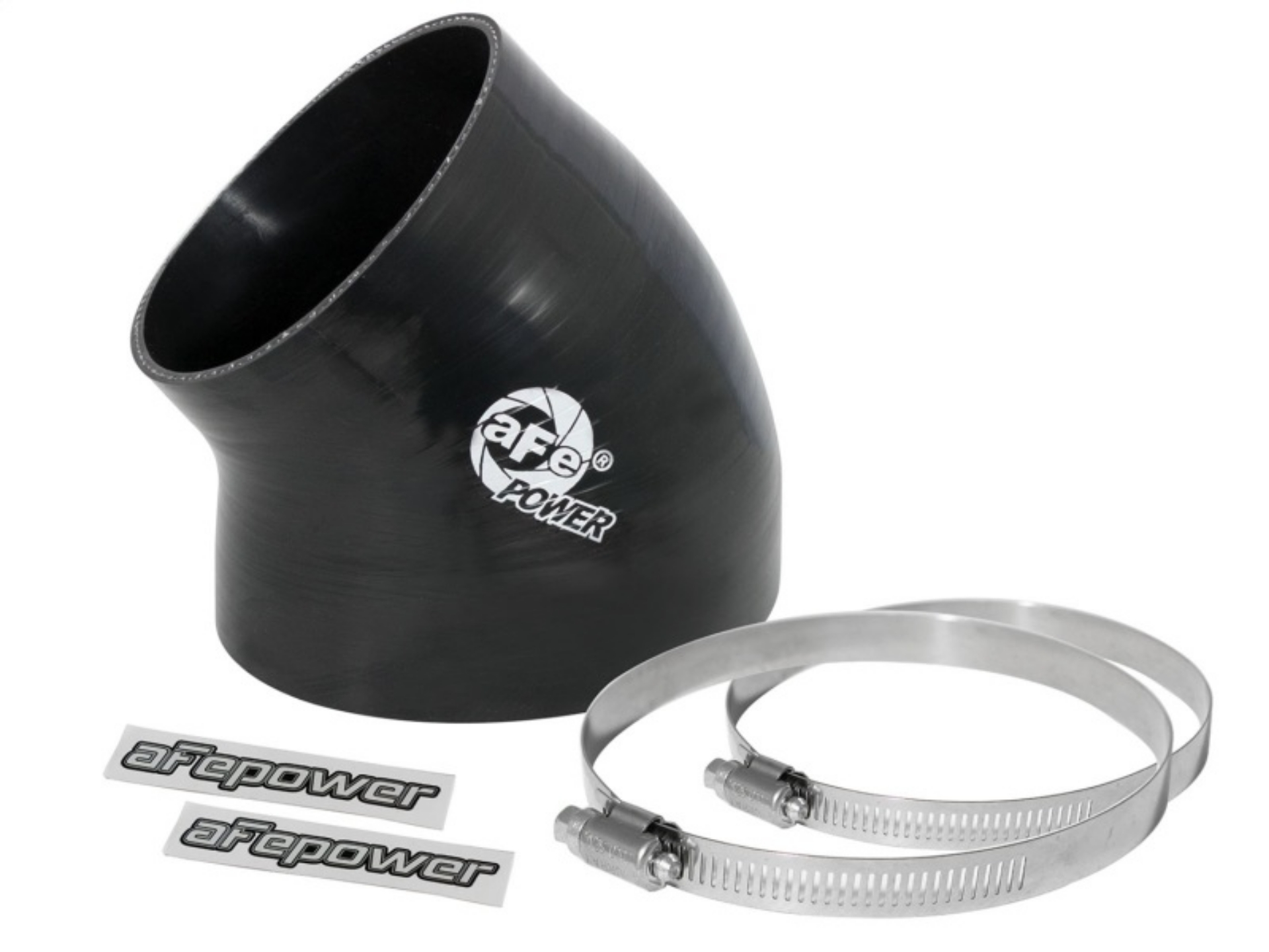 Picture of aFe Magnum FORCE Silicone Replacement Coupling Kit 4-15in ID x 3-1-2in Length Elbow Reducer