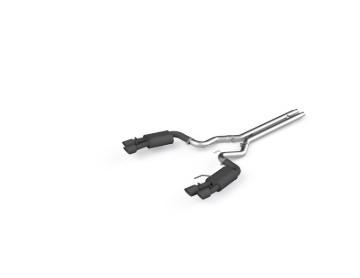 Picture of MBRP 18-19 Ford Mustang GT 5-0 3in Dual Split Rear Cat Back w- Quad 4in Dual Wall Tips- Black Coated