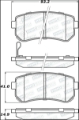 Picture of StopTech 10-13 Kia Forte Koup Street Performance Front Brake Pads
