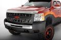 Picture of AVS 07-13 Chevy Silverado 1500 Aeroskin Low Profile Hood Shield - Chrome