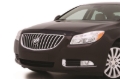 Picture of AVS 11-13 Buick Regal Grille Fascia Mount Aeroskin Low Profile Acrylic Hood Shield - Smoke