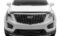 Picture of AVS 17-18 Cadillac XT5 Aeroskin Low Profile Acrylic Hood Shield - Smoke