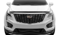 Picture of AVS 17-18 Cadillac XT5 Aeroskin Low Profile Acrylic Hood Shield - Smoke