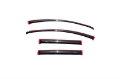 Picture of AVS 07-14 Ford Edge Ventvisor In-Channel Front & Rear Window Deflectors 4pc - Smoke