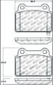 Picture of StopTech Performance 08+ Mitsubishi Evolution X Rear Brake Pads