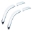 Picture of AVS 02-10 Ford Explorer 4 Door Ventvisor Front & Rear Window Deflectors 4pc - Chrome