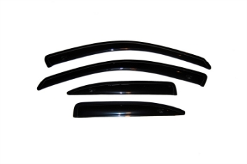 Picture of AVS 99-05 Volkswagen Jetta Ventvisor Outside Mount Window Deflectors 4pc - Smoke