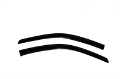 Picture of AVS 97-01 Mitsubishi Mirage Coupe Ventvisor Outside Mount Window Deflectors 2pc - Smoke