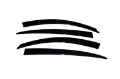 Picture of AVS 07-12 Nissan Altima Ventvisor Low Profile Deflectors 4pc - Smoke