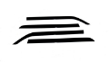 Picture of AVS 07-14 Cadillac Escalade Ventvisor Low Profile Deflectors 4pc - Smoke