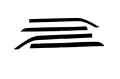 Picture of AVS 07-14 Cadillac Escalade Ventvisor Low Profile Deflectors 4pc - Smoke