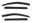 Picture of AVS 08-18 Buick Enclave Ventvisor Low Profile Deflectors 4pc - Smoke