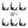 Picture of Westin 2009-2012 Honda-Acura Pilot Running Board Mount Kit - Black