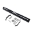 Picture of Westin Push Bumper Elite Light Channel 33-1 inch Solid - Black
