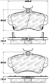 Picture of StopTech Performance 03-05 Dodge SRT-4 Front Brake Pads
