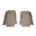 Picture of Westin 2015-2018 Chevrolet-GMC Colorado-Canyon Ext-Crew Cab Wade Sure-Fit Floor Liners Front - Tan
