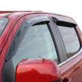 Picture of Westin 2015-2018 Chevrolet-GMC Colorado-Canyon Crew Cab Wade Slim Wind Deflector 4pc - Smoke