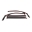 Picture of Westin 1999-2016 Ford Super Duty Crew Cab Wade In-Channel Wind Deflector 4pc - Smoke