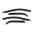Picture of Westin 2003-2009 Kia Sorento Wade Slim Wind Deflector 4pc - Smoke