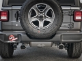 Picture of aFe Rebel Series 2-5in 409 SS Axle-Back Exhaust w- Polished Tips 2018+ Jeep Wrangler JL V6 3-6L