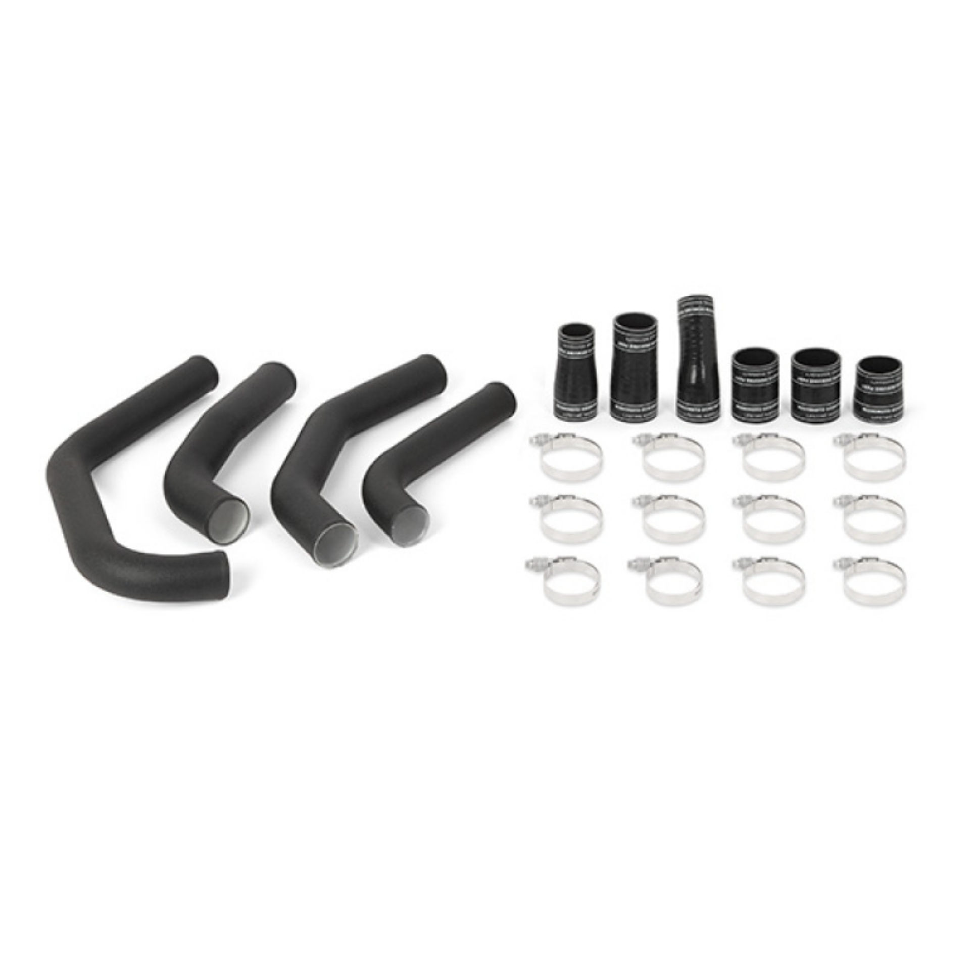 Picture of Mishimoto 15-17 Ford F-150 2-7L EcoBoost Hot-Side Intercooler Pipe Kit - Wrinkle Black