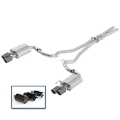 Picture of Ford Racing 2018+ Mustang GT 5-0L Cat-Back Extreme Exhaust System w- Quad Carbon Fiber Tips
