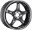 Picture of SSR GTX03 18x7-5 5x100 48mm Offset Black Graphite Wheel