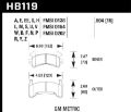 Picture of Hawk 78-87 Buick Regal DTC-60 Front Brake Pads