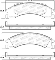 Picture of StopTech Sport Brake Pads w-Shims - Front