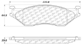 Picture of StopTech Sport Brake Pads w-Shims - Rear