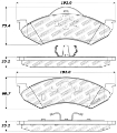 Picture of StopTech Sport Brake Pads w-Shims - Rear