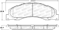 Picture of StopTech Sport Brake Pads w-Shims - Rear