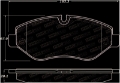 Picture of StopTech Sport Brake Pads w-Shims - Rear