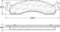 Picture of StopTech Sport Brake Pads w-Shims - Rear