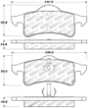 Picture of StopTech Sport Brake Pads w-Shims and Hardware