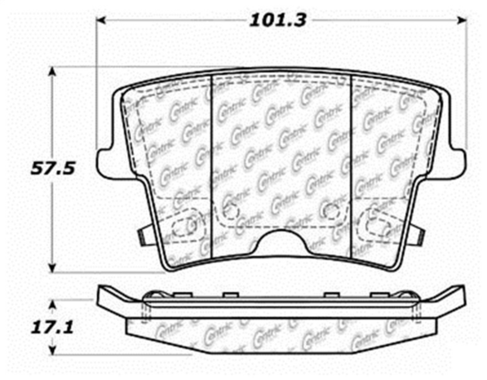 Picture of StopTech Sport Brake Pads w-Shims and Hardware