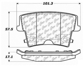 Picture of StopTech Sport Brake Pads w-Shims and Hardware
