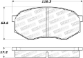 Picture of StopTech Sport Brake Pads w-Shims and Hardware - Front