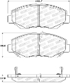 Picture of StopTech Sport Brake Pads w-Shims and Hardware - Front