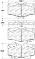 Picture of StopTech Sport Brake Pads w-Shims and Hardware - Front