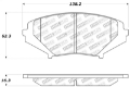 Picture of StopTech Sport Brake Pads w-Shims and Hardware - Front