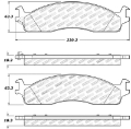 Picture of StopTech Sport Brake Pads w-Shims and Hardware - Front