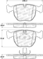 Picture of StopTech Sport Brake Pads w-Shims and Hardware - Front