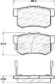Picture of StopTech Sport Brake Pads w-Shims and Hardware - Front